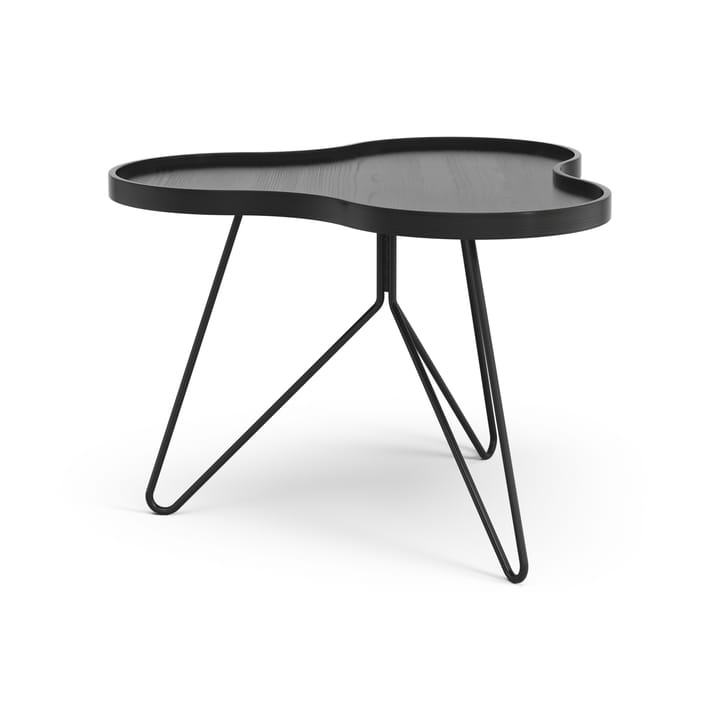 Flower mono tafel 62 x 66cm - H45 cm Es zwart glanzend - Swedese