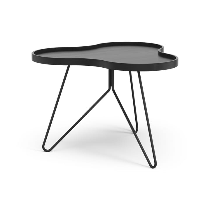 Flower mono tafel 62 x 66cm - H45 cm Es zwart glanzend - Swedese