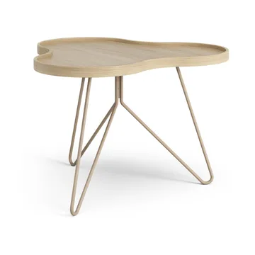 Flower mono tafel 62x66 cm - H45 Gelakt eiken-nutmeg RAL1019 - Swedese
