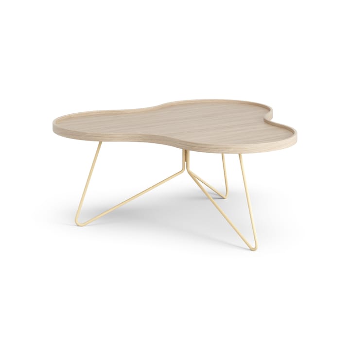 Flower mono tafel 84 x 90cm, H39 cm Eik wit gepigmenteerd Swedese