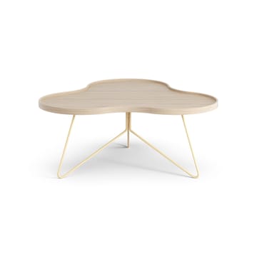Flower mono tafel 84 x 90cm - H39 cm Eik wit gepigmenteerd - Swedese