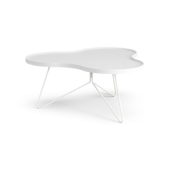Flower mono tafel 84 x 90cm, H39 cm Es wit glanzend Swedese