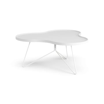 Flower mono tafel 84 x 90cm - H39 cm Es wit glanzend - Swedese