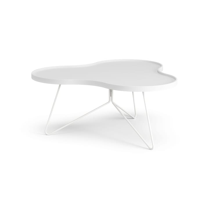 Flower mono tafel 84 x 90cm, H39 cm Es wit glanzend Swedese