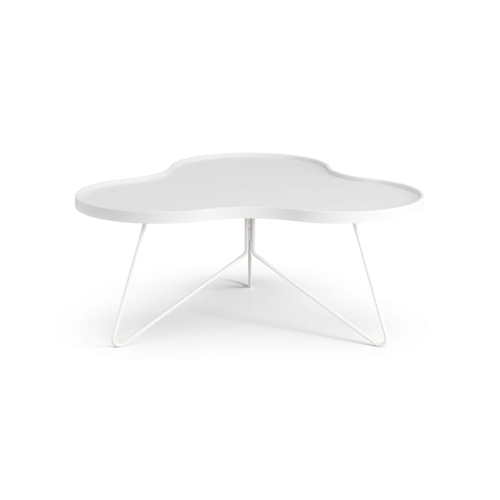 Flower mono tafel 84 x 90cm, H39 cm Es wit glanzend Swedese