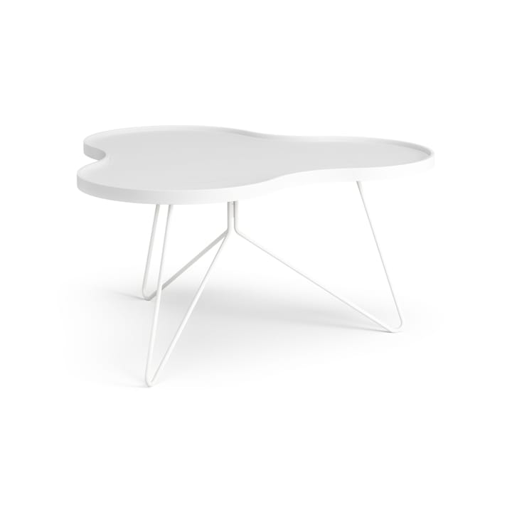 Flower mono tafel 84 x 90cm - H45 cm Es wit glanzend - Swedese