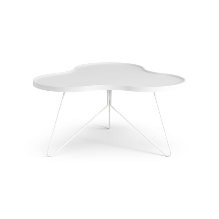 Flower mono tafel 84 x 90cm, H45 cm Es wit glanzend Swedese