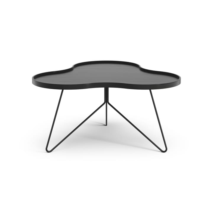 Flower mono tafel 84 x 90cm, H45 cm Es zwart glanzend Swedese