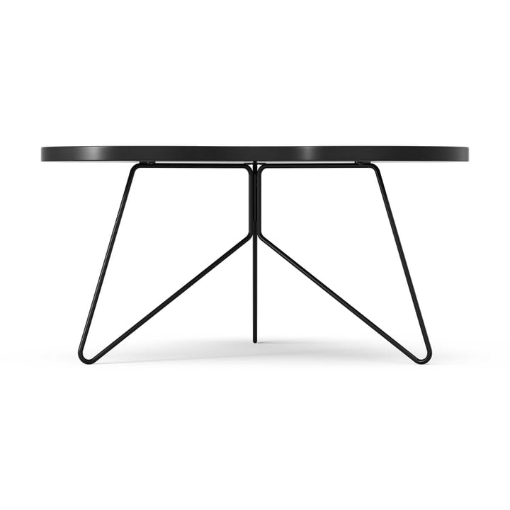 Flower mono tafel 84 x 90cm, H45 cm Es zwart glanzend Swedese