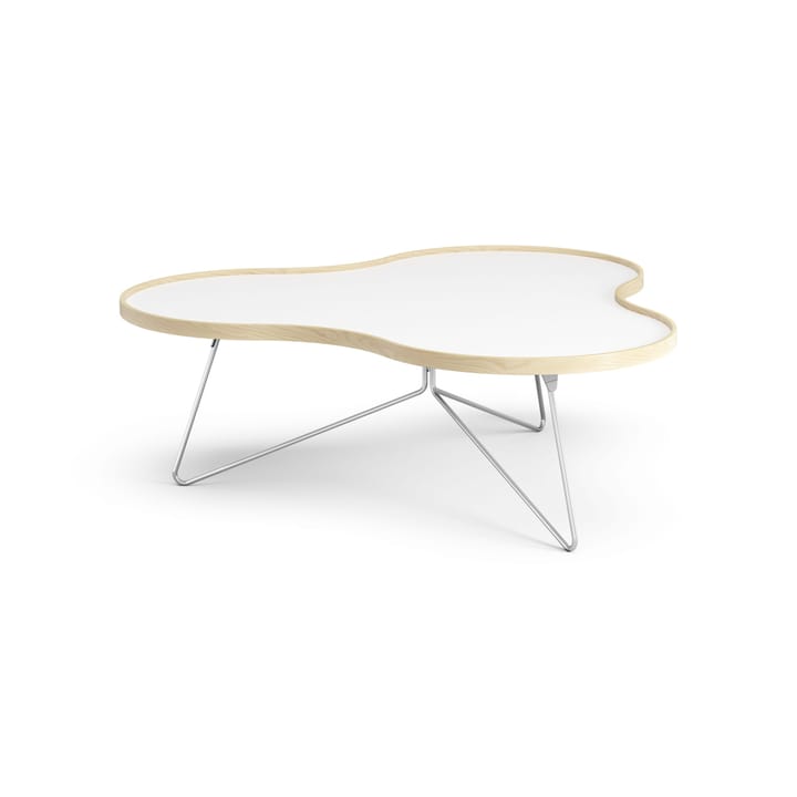 Flower tafel 107 x 114cm, H39 cm Berk gelakt Swedese