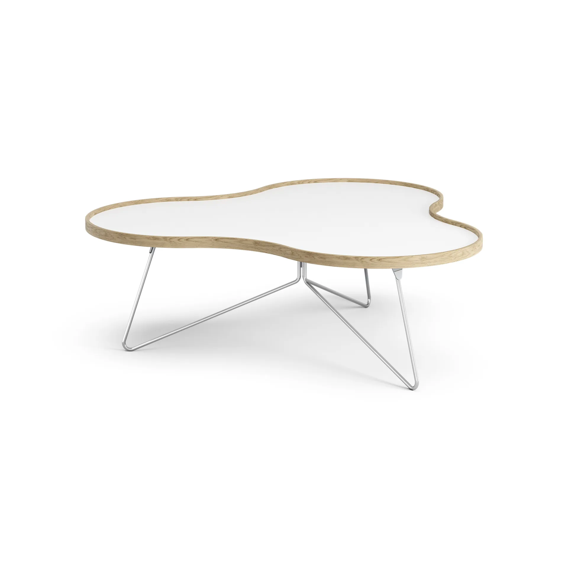 Flower tafel 107 x 114cm, H39cm Eik gelakt Swedese