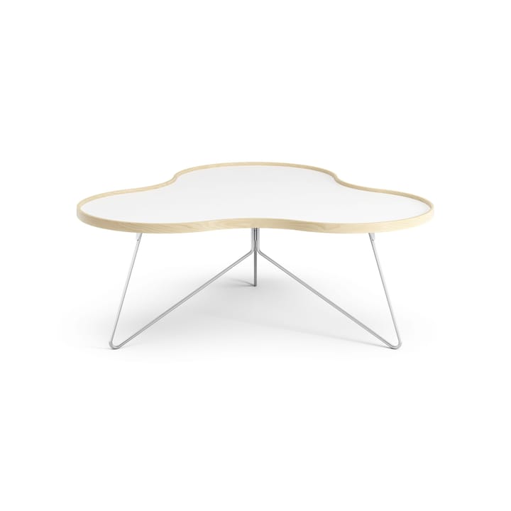 Flower tafel 107 x 114cm, H45cm Berk gelakt Swedese