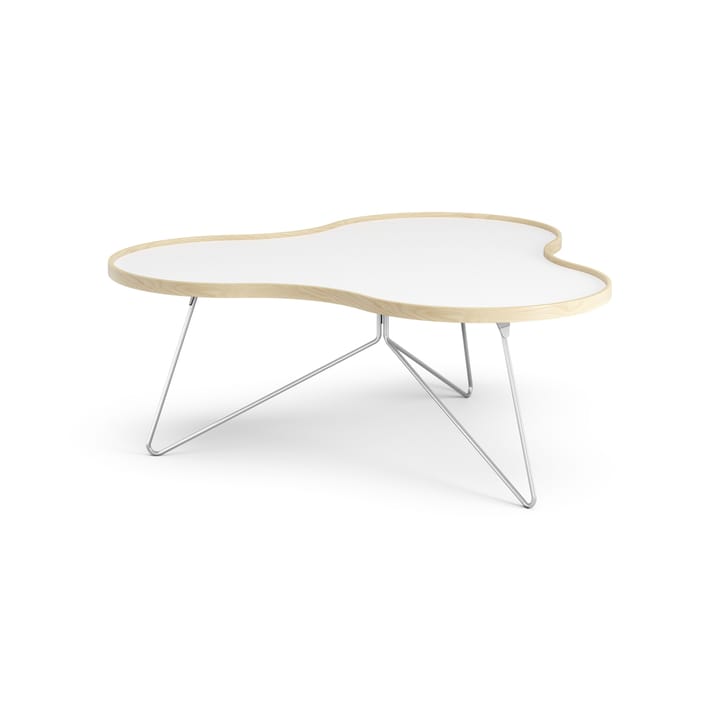 Flower tafel 107 x 114cm, H45cm Berk gelakt Swedese