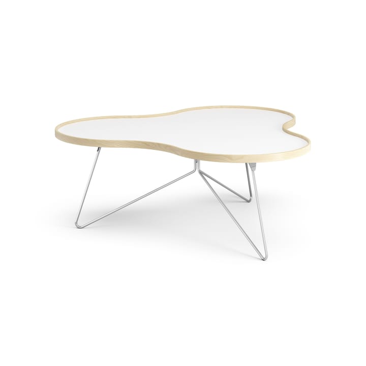Flower tafel 107 x 114cm, H45cm Berk gelakt Swedese