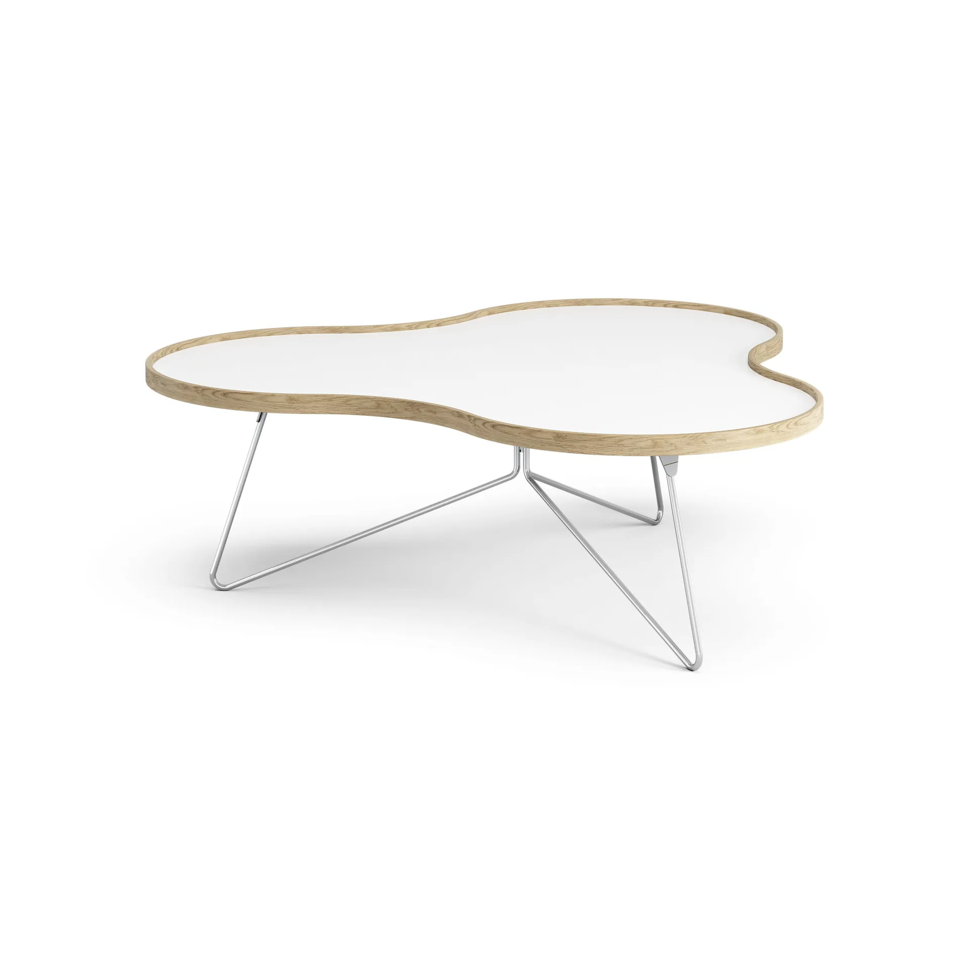 Flower tafel 107 x 114cm, H45cm Eik gelakt Swedese