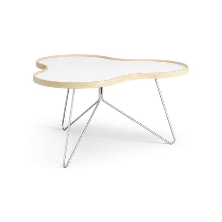 Flower tafel 84 x 90cm, H45cm Berk gelakt Swedese