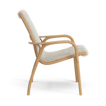 Laminett Fauteuil Eik geolied / schapenvacht - Moonlight (beige) - Swedese