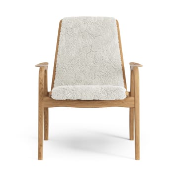 Laminett Fauteuil Eik geolied / schapenvacht - Offwhite (wit) - Swedese