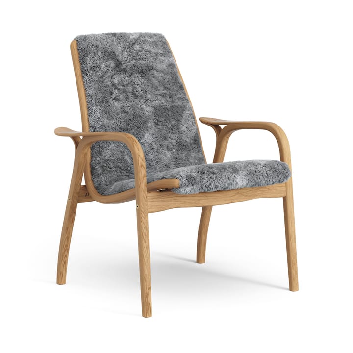 Laminett Fauteuil Eik geolied / schapenvacht - Scandinavian Grey (grijs) - Swedese