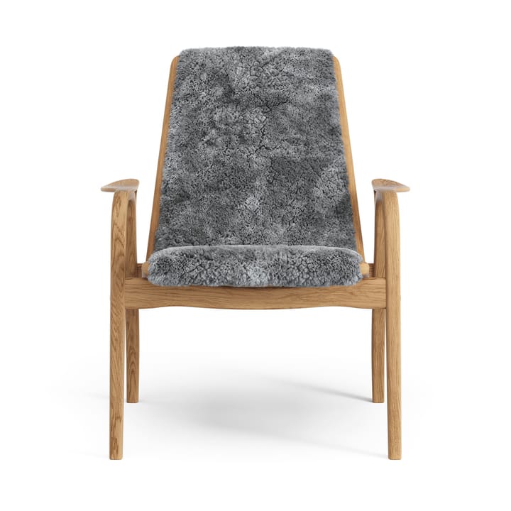 Laminett Fauteuil Eik geolied / schapenvacht, Scandinavian Grey (grijs) Swedese
