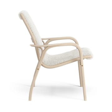 Laminett Fauteuil Eik wit gepigmenteerd / schapenvacht - Offwhite (wit) - Swedese