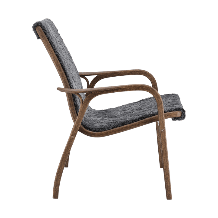 Laminett fauteuil eik/schapenvacht Special Edition, Rubio Monocoat Chocolate-Charcoal Swedese