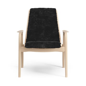 Laminett Fauteuil gelakt Beuken / schapenvacht - Black (zwart) - Swedese