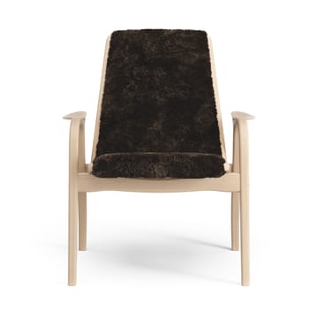Laminett Fauteuil gelakt Beuken / schapenvacht - Espresso (bruin) - Swedese