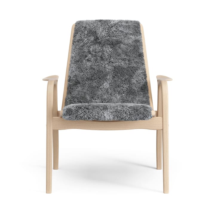 Laminett Fauteuil gelakt Beuken / schapenvacht, Scandinavian Grey (grijs) Swedese