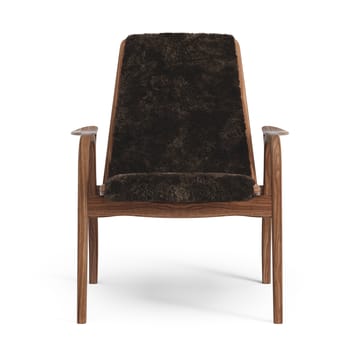 Laminett Fauteuil Walnoot geolied/schapenvacht - Espresso (bruin) - Swedese