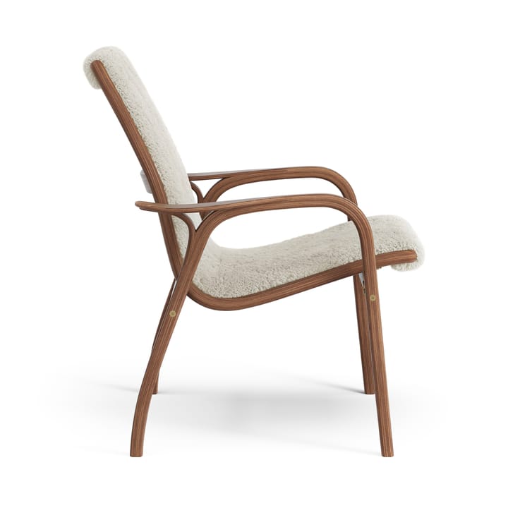 Laminett Fauteuil Walnoot geolied/schapenvacht, Moonlight (beige) Swedese
