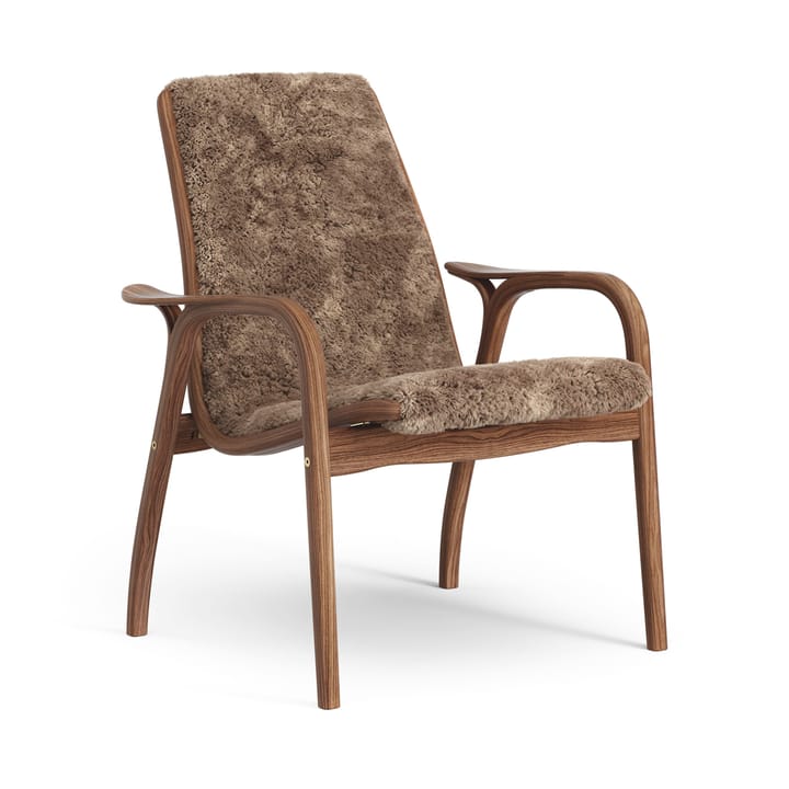 Laminett Fauteuil Walnoot geolied/schapenvacht - Sahara (nougatbruin) - Swedese