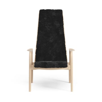 Lamini Kinderfauteuil gelakt Beuk/schapenvacht - Black (zwart) - Swedese