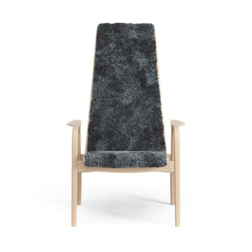 Lamini Kinderfauteuil gelakt Beuk/schapenvacht - Charcoal (donkergrijs) - Swedese