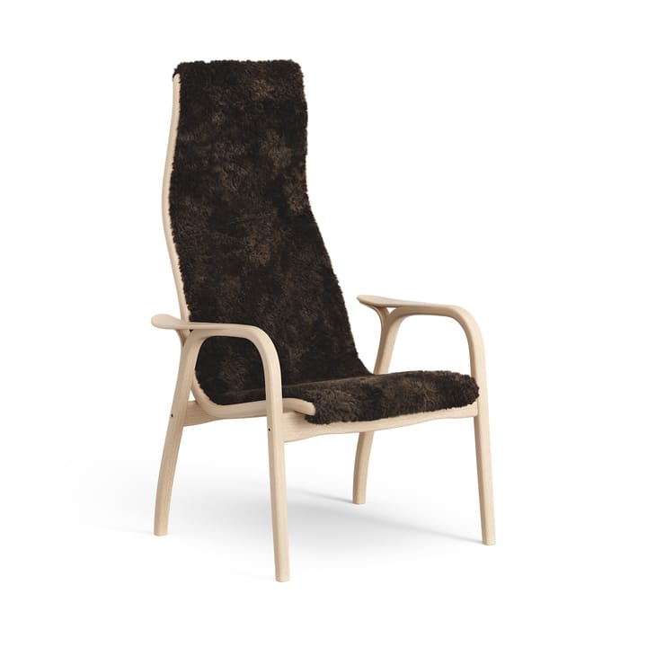 Lamini Kinderfauteuil gelakt Beuk/schapenvacht - Espresso (bruin) - Swedese