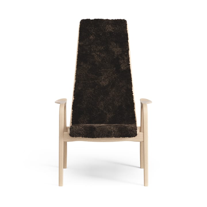 Lamini Kinderfauteuil gelakt Beuk/schapenvacht, Espresso (bruin) Swedese