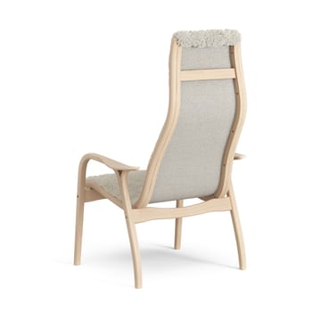 Lamini Kinderfauteuil gelakt Beuk/schapenvacht - Moonlight (beige) - Swedese
