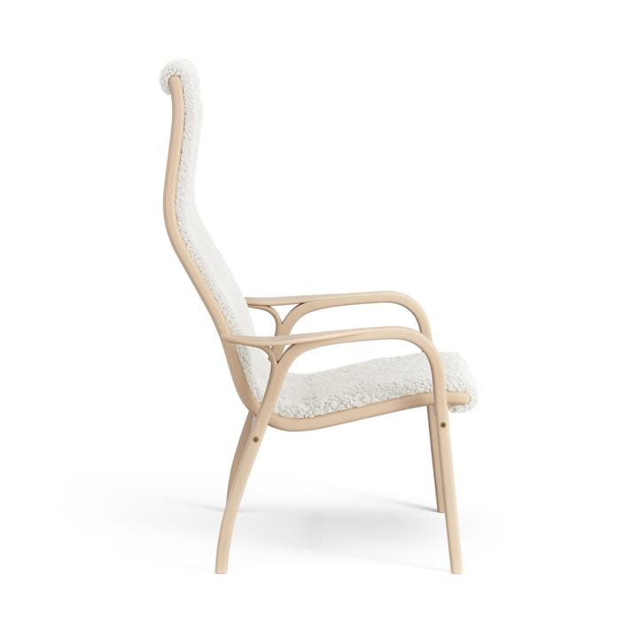 Lamini Kinderfauteuil gelakt Beuk/schapenvacht - Offwhite (wit) - Swedese