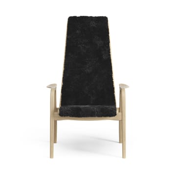 Lamini Kinderfauteuil gelakt Eik/schapenvacht - Black (zwart) - Swedese