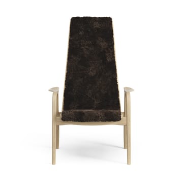 Lamini Kinderfauteuil gelakt Eik/schapenvacht - Espresso (bruin) - Swedese