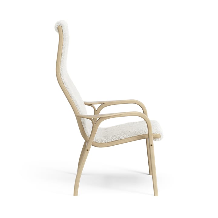 Lamini Kinderfauteuil gelakt Eik/schapenvacht, Offwhite (wit) Swedese