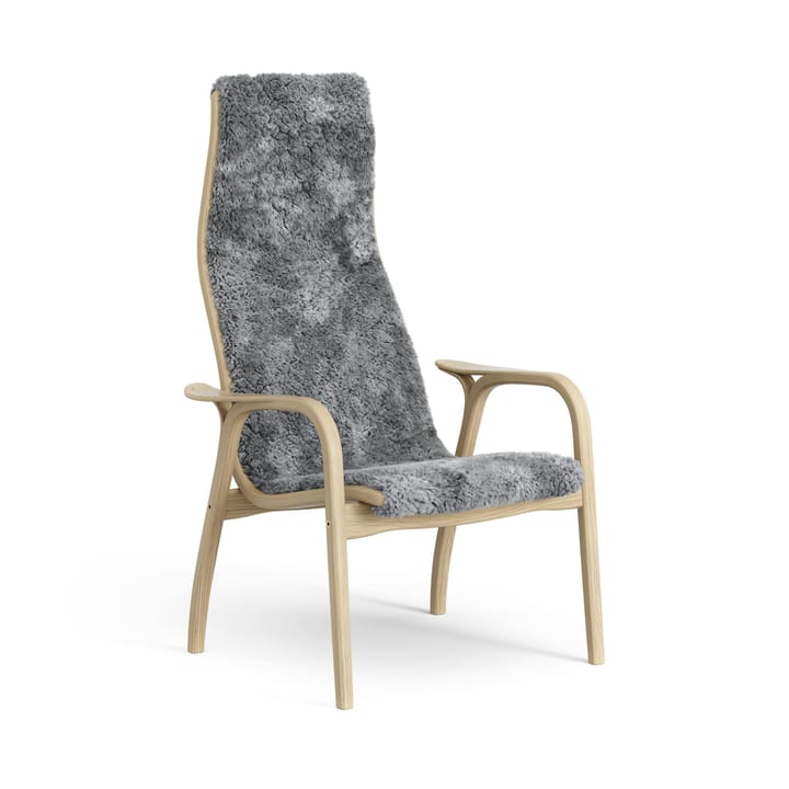 Lamini Kinderfauteuil gelakt Eik/schapenvacht - Scandinavian Grey (grijs) - Swedese