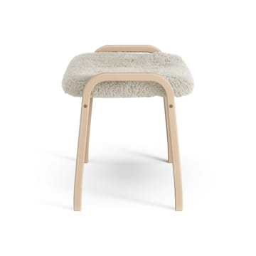 Lamini voetenbankje voor kinderen gelakt Beuk/schapenvacht - Moonlight (beige) - Swedese