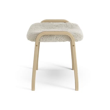 Lamini voetenbankje voor kinderen gelakt Eik/schapenvacht - Moonlight (beige) - Swedese