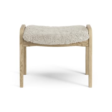 Lamini voetenbankje voor kinderen gelakt Eik/schapenvacht - Moonlight (beige) - Swedese