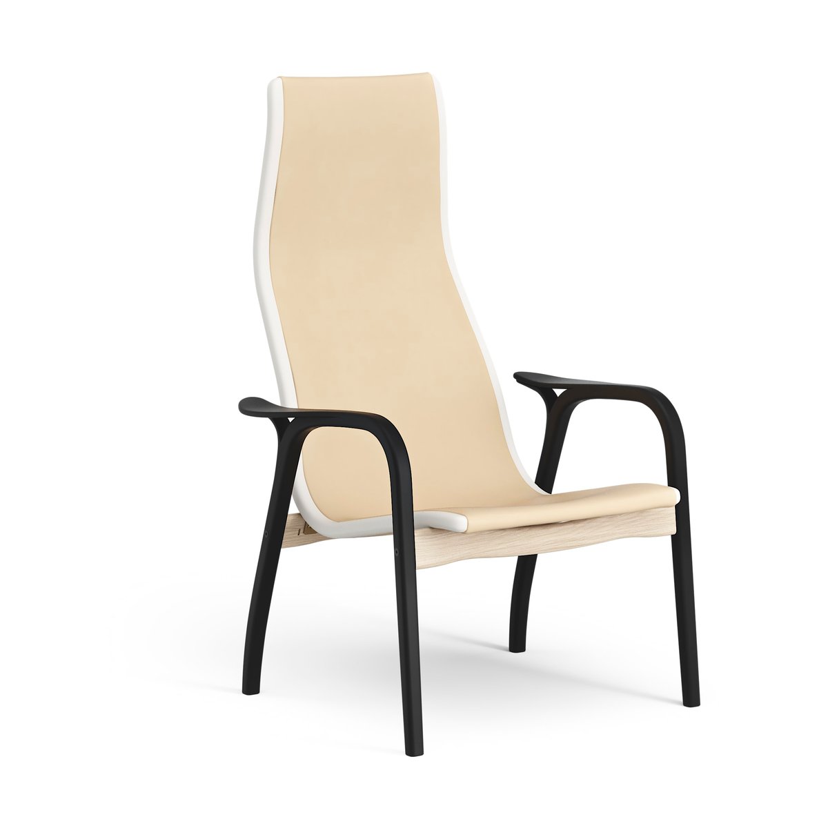 Swedese Lamino Duality fauteuil Zwart geglazuurd