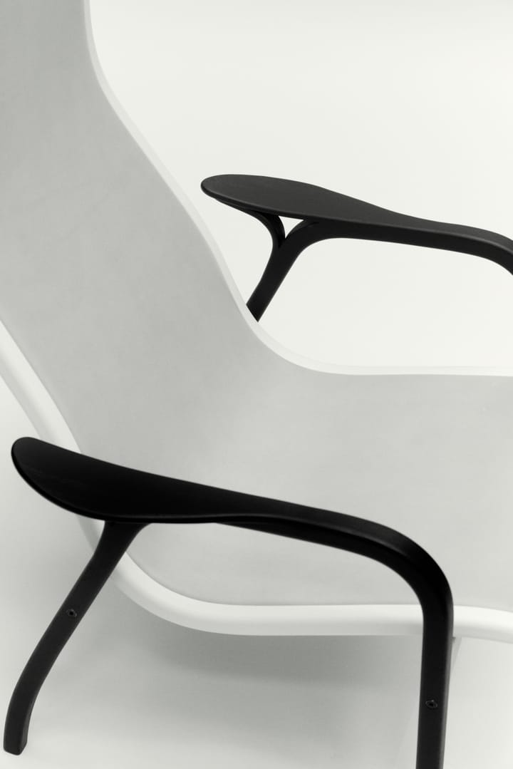 Lamino Duality fauteuil, Zwart geglazuurd Swedese