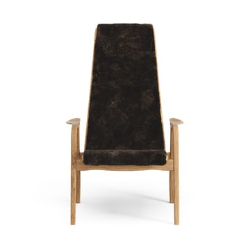 Lamino Fauteuil Eik geolied/schapenvacht - Espresso (bruin) - Swedese