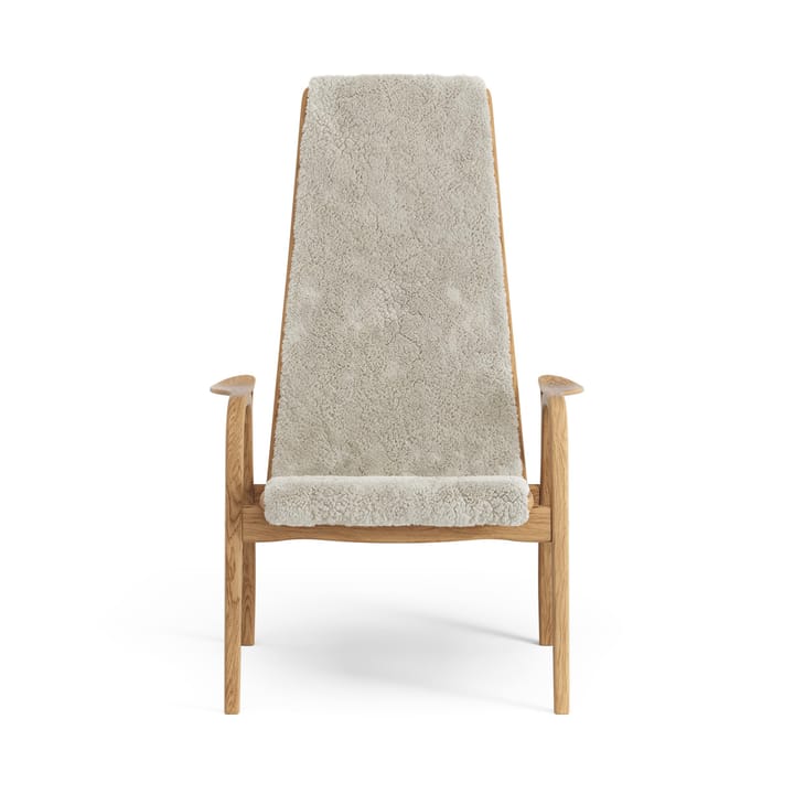 Lamino Fauteuil Eik geolied/schapenvacht, Moonlight (beige) Swedese