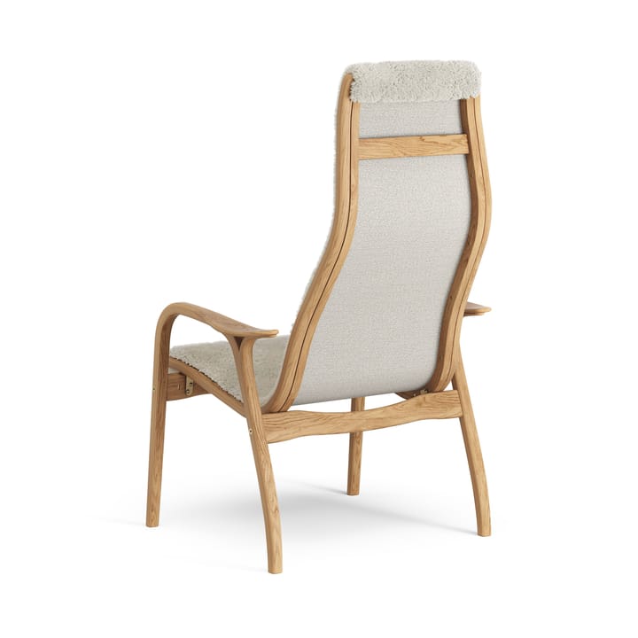 Lamino Fauteuil Eik geolied/schapenvacht, Moonlight (beige) Swedese